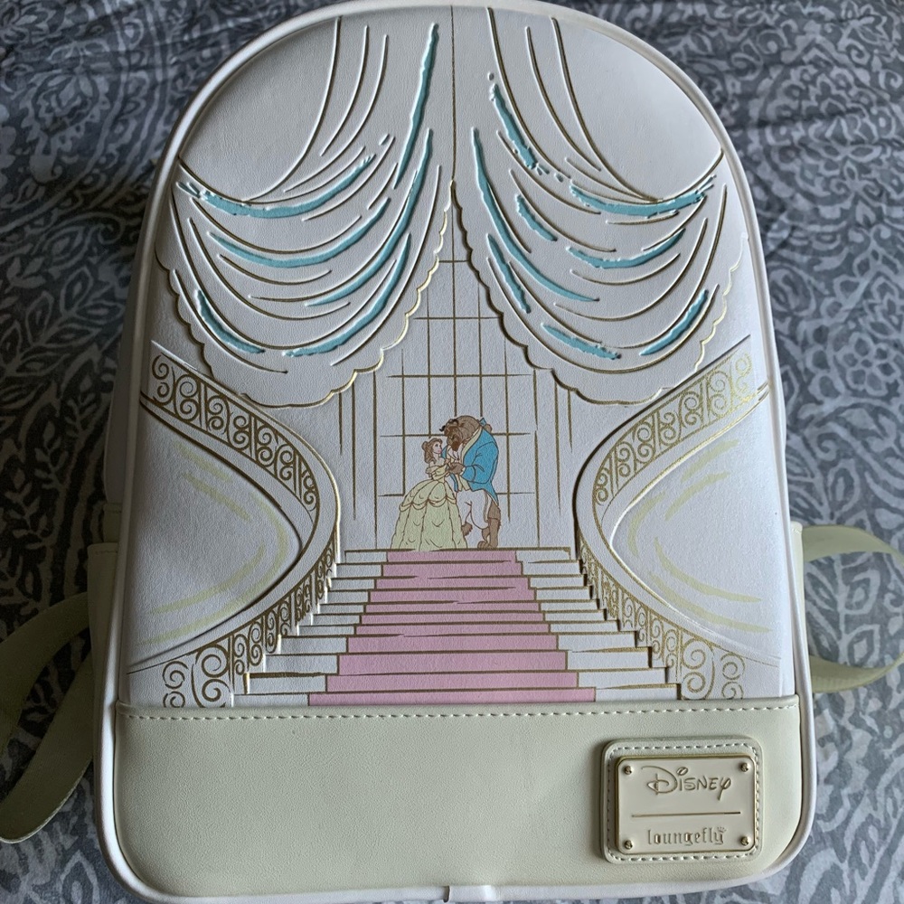 Belle Beauty and the Beast Loungefly Backpack